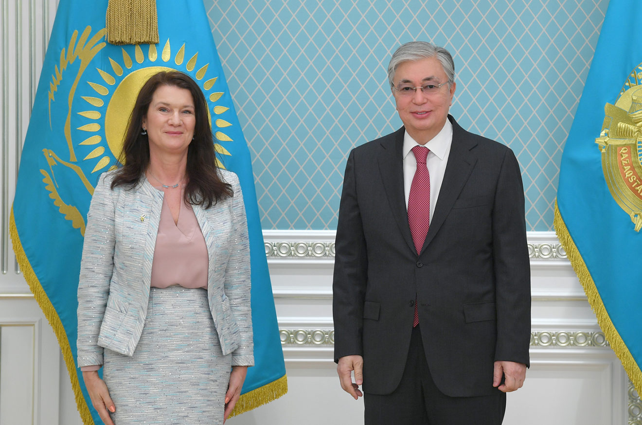 Действующий председатель ОБСЕ Энн Линде посетила Казахстан
