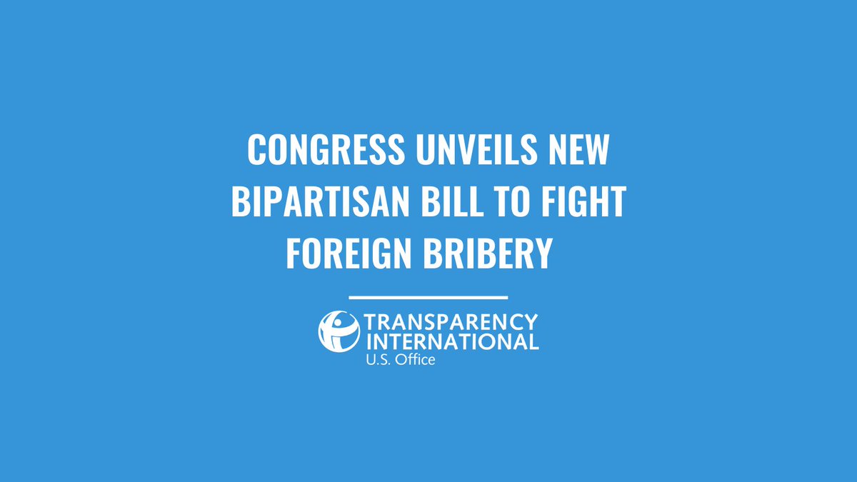 Конгресс представил новый двухпартийный законопроект о борьбе с взяточничеством иностранцев